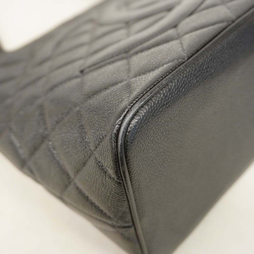 CHANEL Black Caviar Leather Reissue Tote Bag - Picture 6 of 11